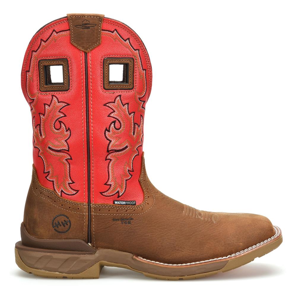 Phantom Rider Men's Henly 11" Waterproof EH Composite Toe Boots, DH5358, Tan/Red