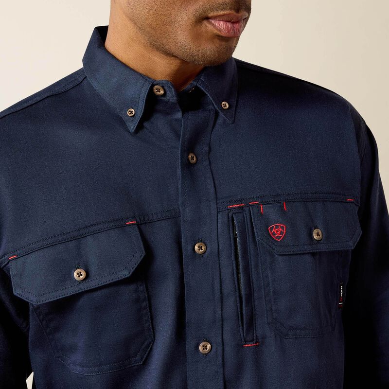 Ariat FR Solid Vent Work Shirt- Includes Eggelholf Company Logo LC