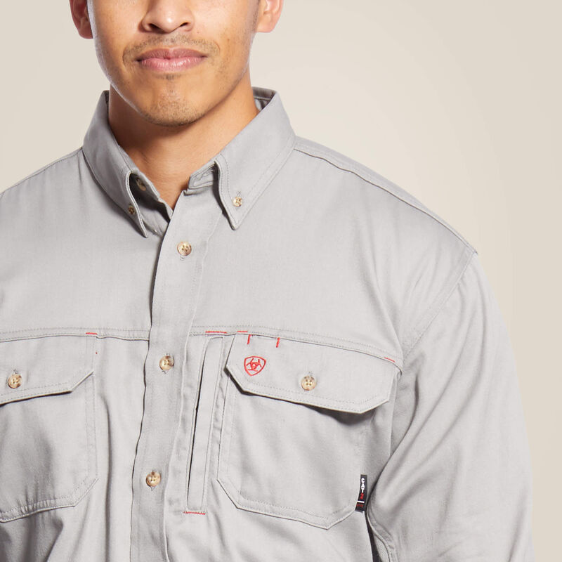 Ariat FR Solid Vent Work Shirt- Includes Eggelholf Company Logo LC