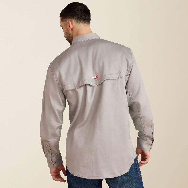 Ariat FR Solid Vent Work Shirt- Includes Eggelholf Company Logo LC