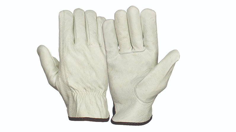 Pyramex GL2001K Series Grain Cowhide Leather Drive Gloves Keystone Thumb